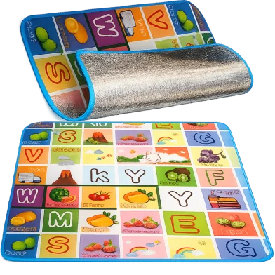 LooMantha PVC Baby Large Play Mat 3x4.5 Feet Any Design - Rokomari product